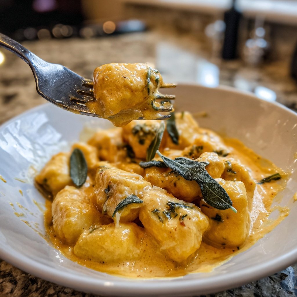 Gnocchi mit Kürbiscreme