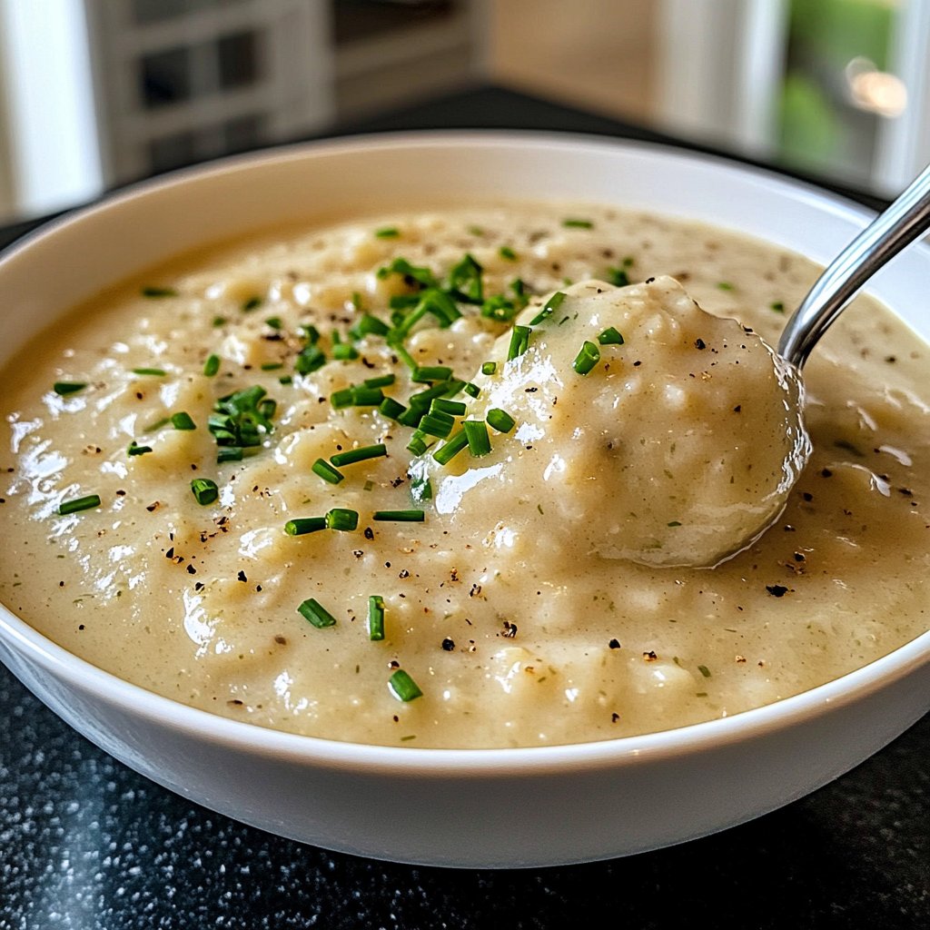 Blumenkohlsuppe als leichtes Abendessen