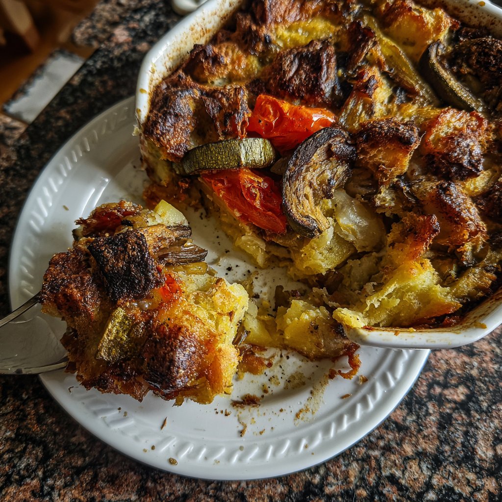 Mittagessen aus dem Ofen