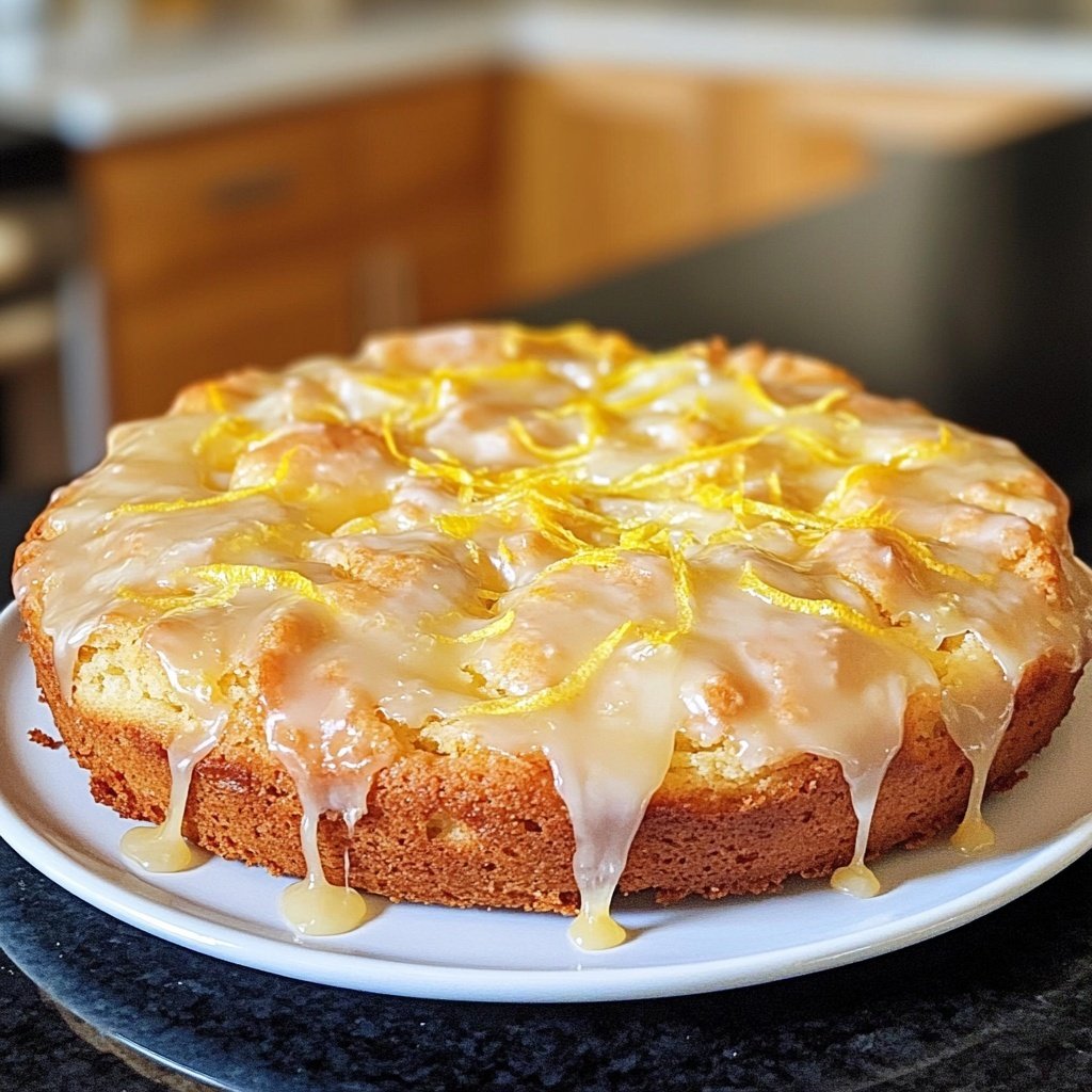 Zitronenkuchen Low Carb