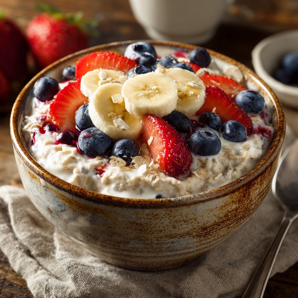 Overnight Oats mit Früchten