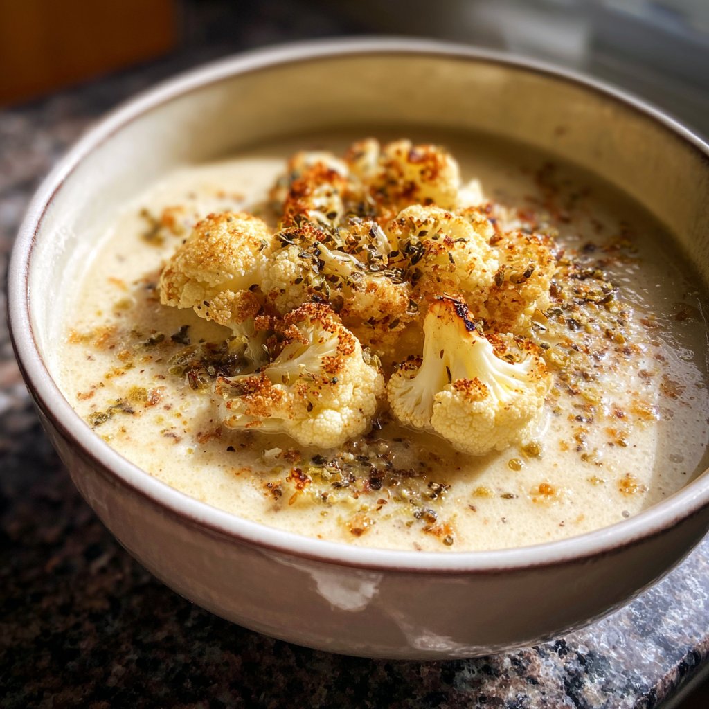 Blumenkohlsuppe mit Ingwer