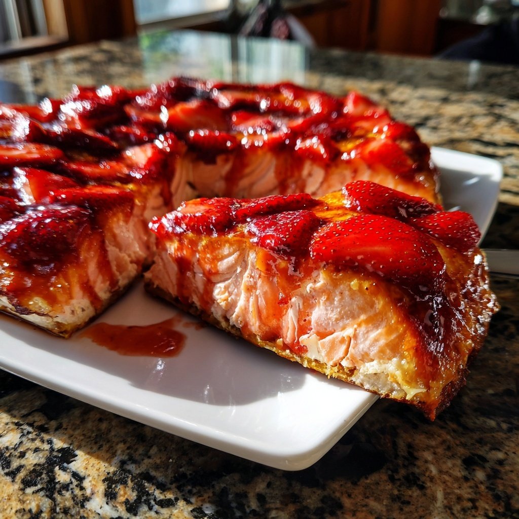 Lachs mit Erdbeer-Balsamico