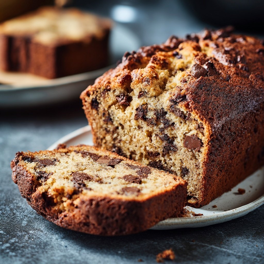 Bananenbrot mit Schoko-Drops
