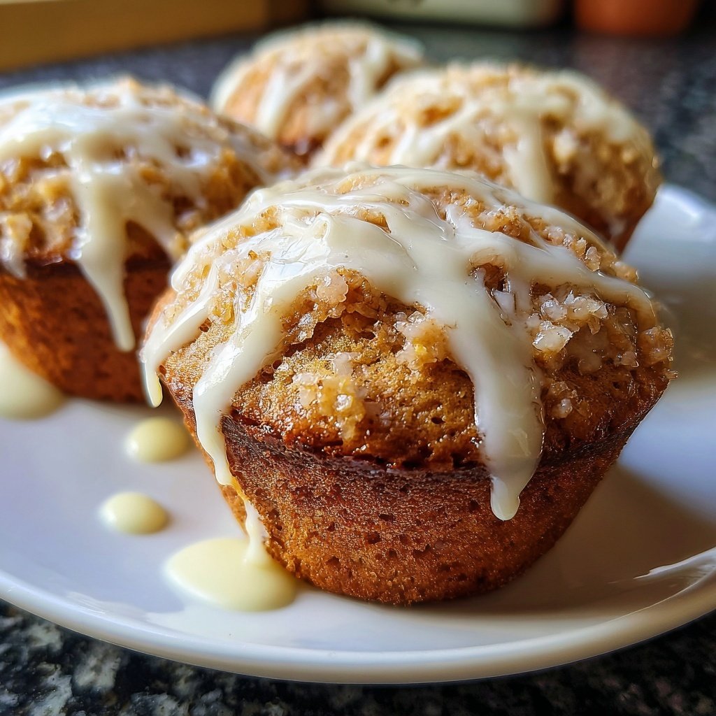 Muffins mit Vanillecreme