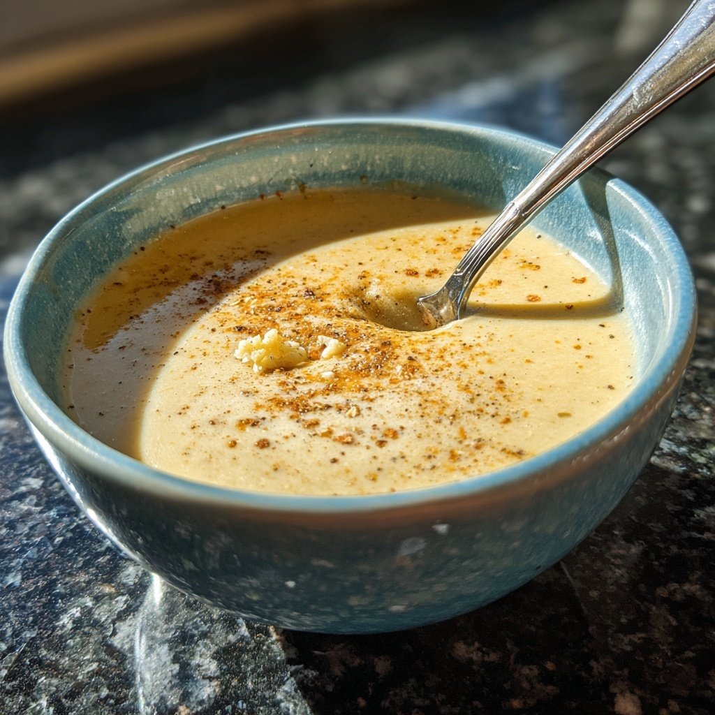 Blumenkohlsuppe mit Muskatnuss
