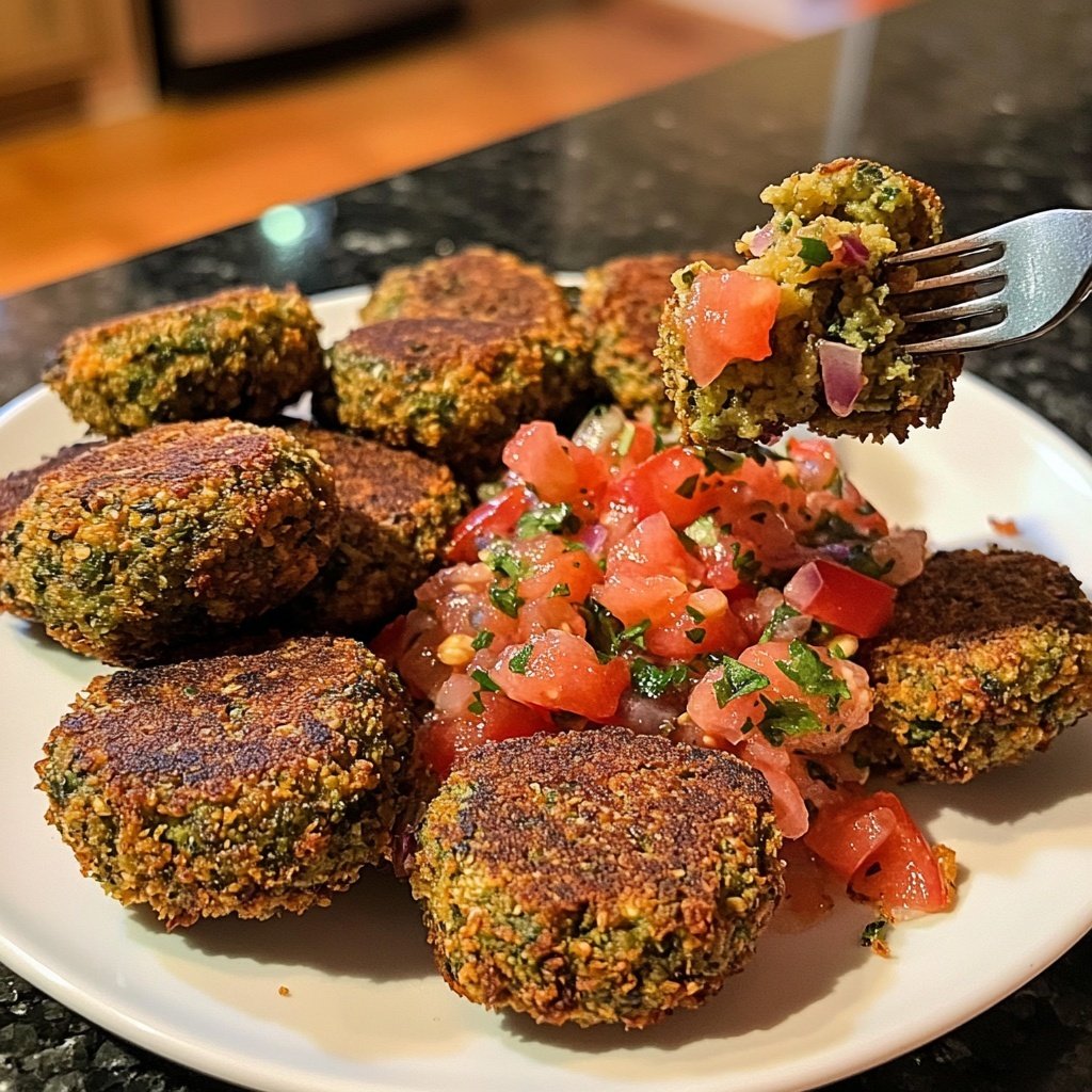 Falafel mit Tomatensalsa