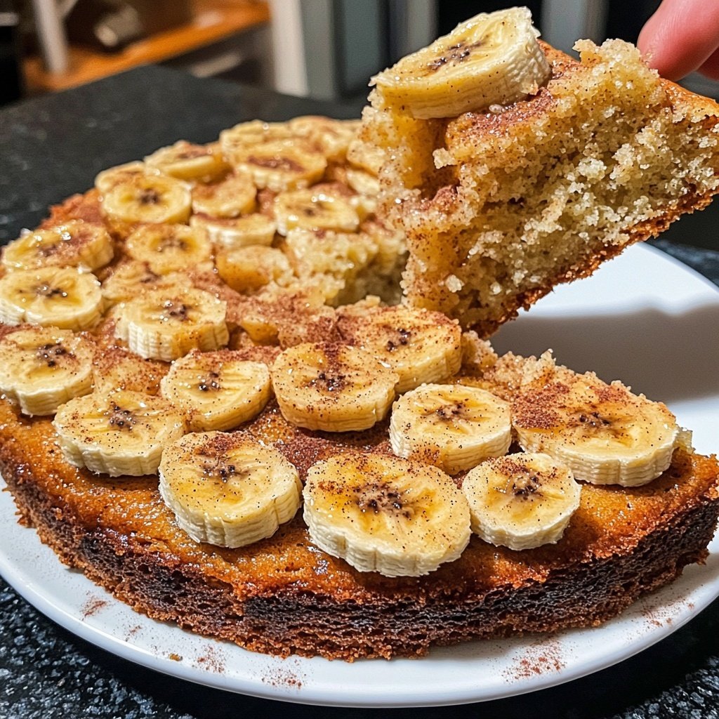 Bananenkuchen aus reifen Bananen