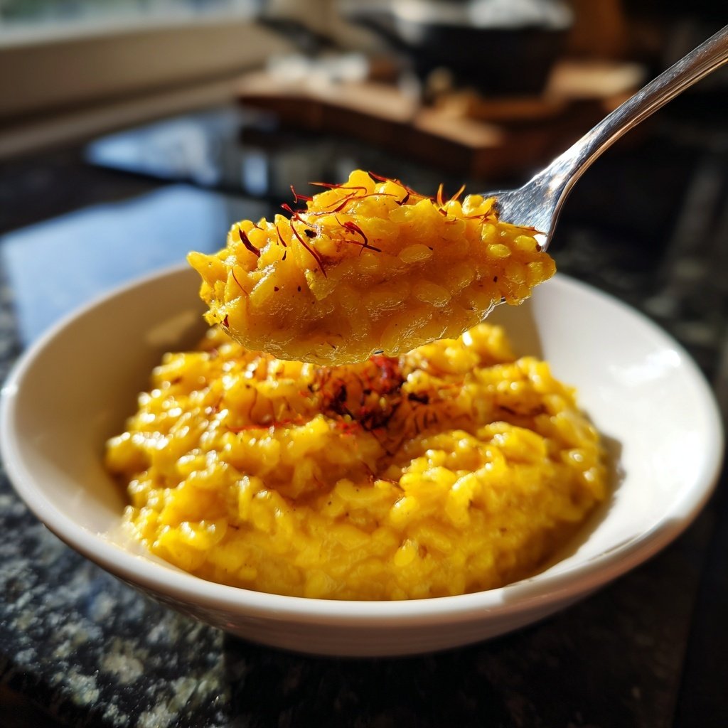 Safranrisotto für ein besonderes Dinner